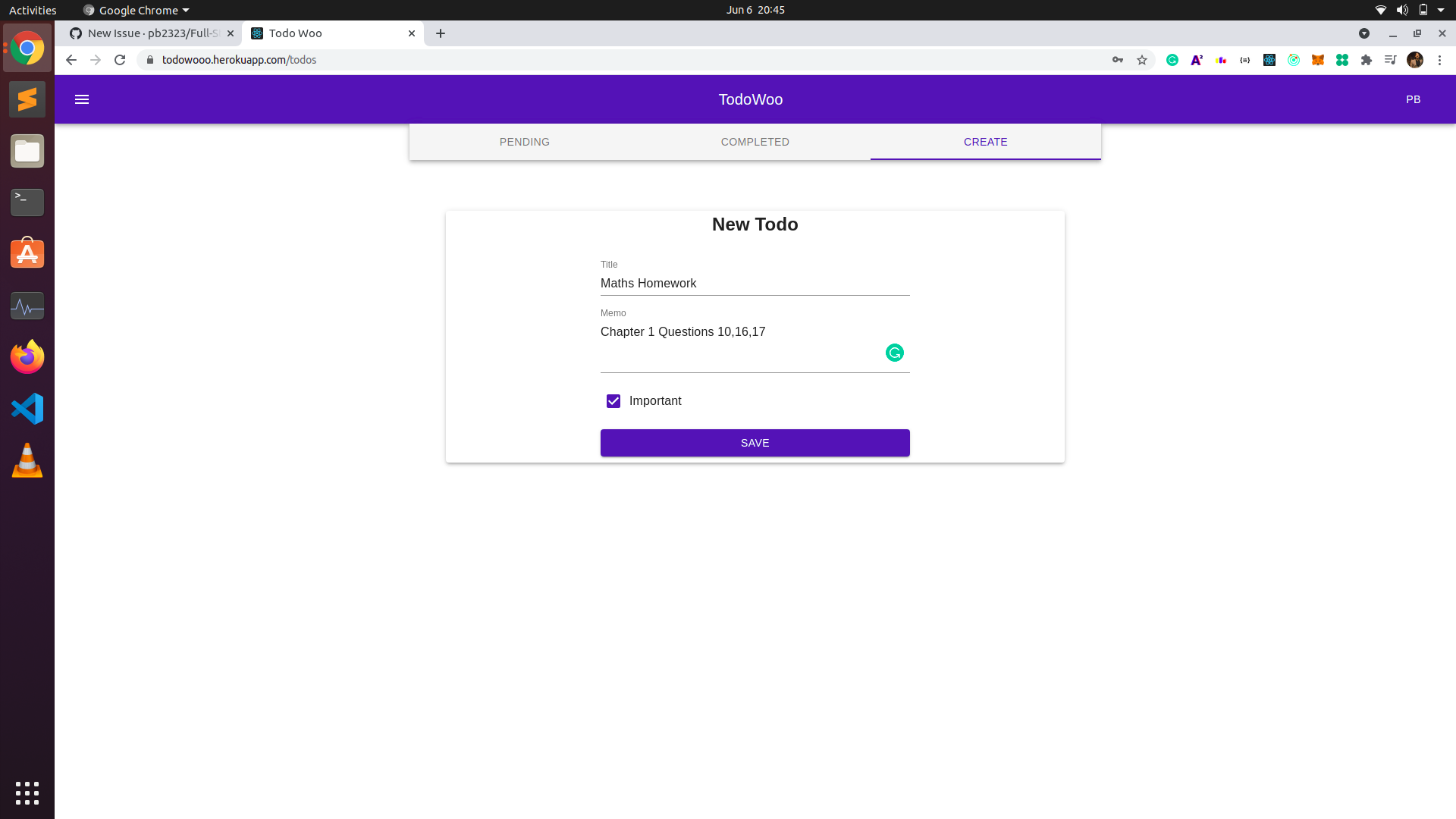 GitHub - pb2323/Full-Stack-Todo-App