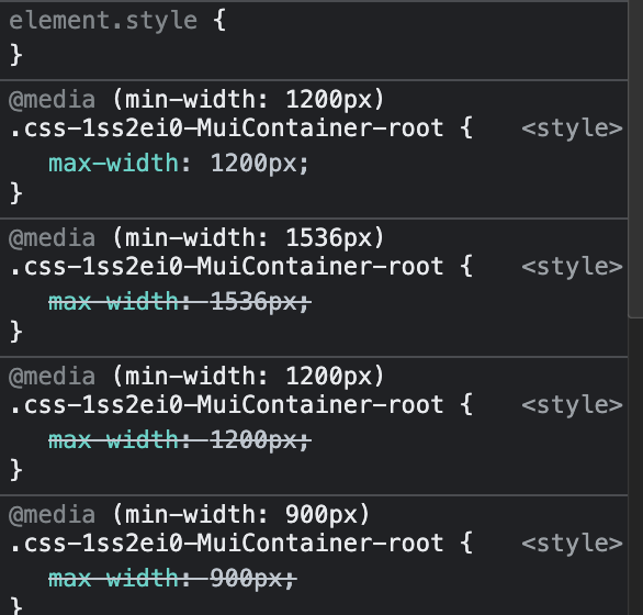 Container component overwrites his own styles and behave incorrectly on ...