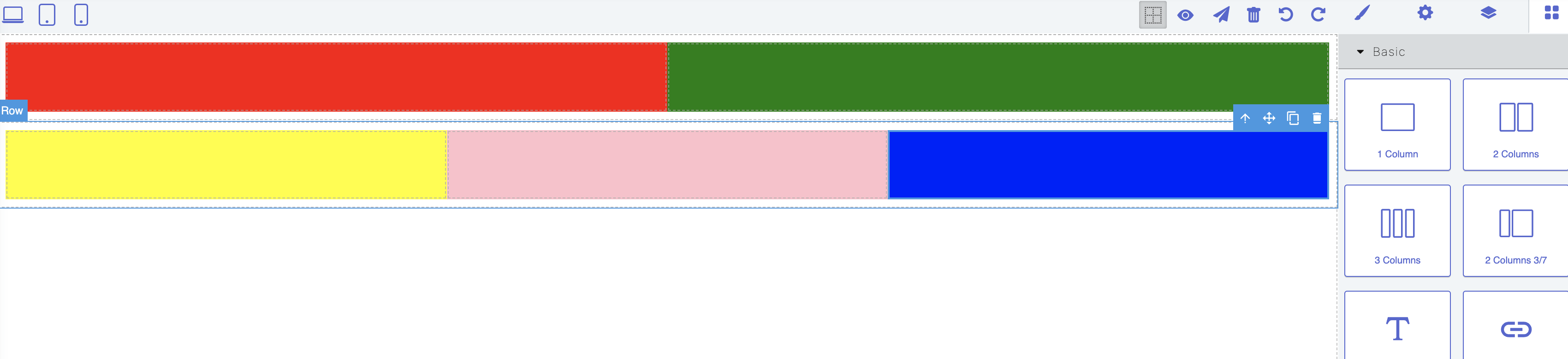 Issue with responsive design at grapesjsblocksbasic · GrapesJS