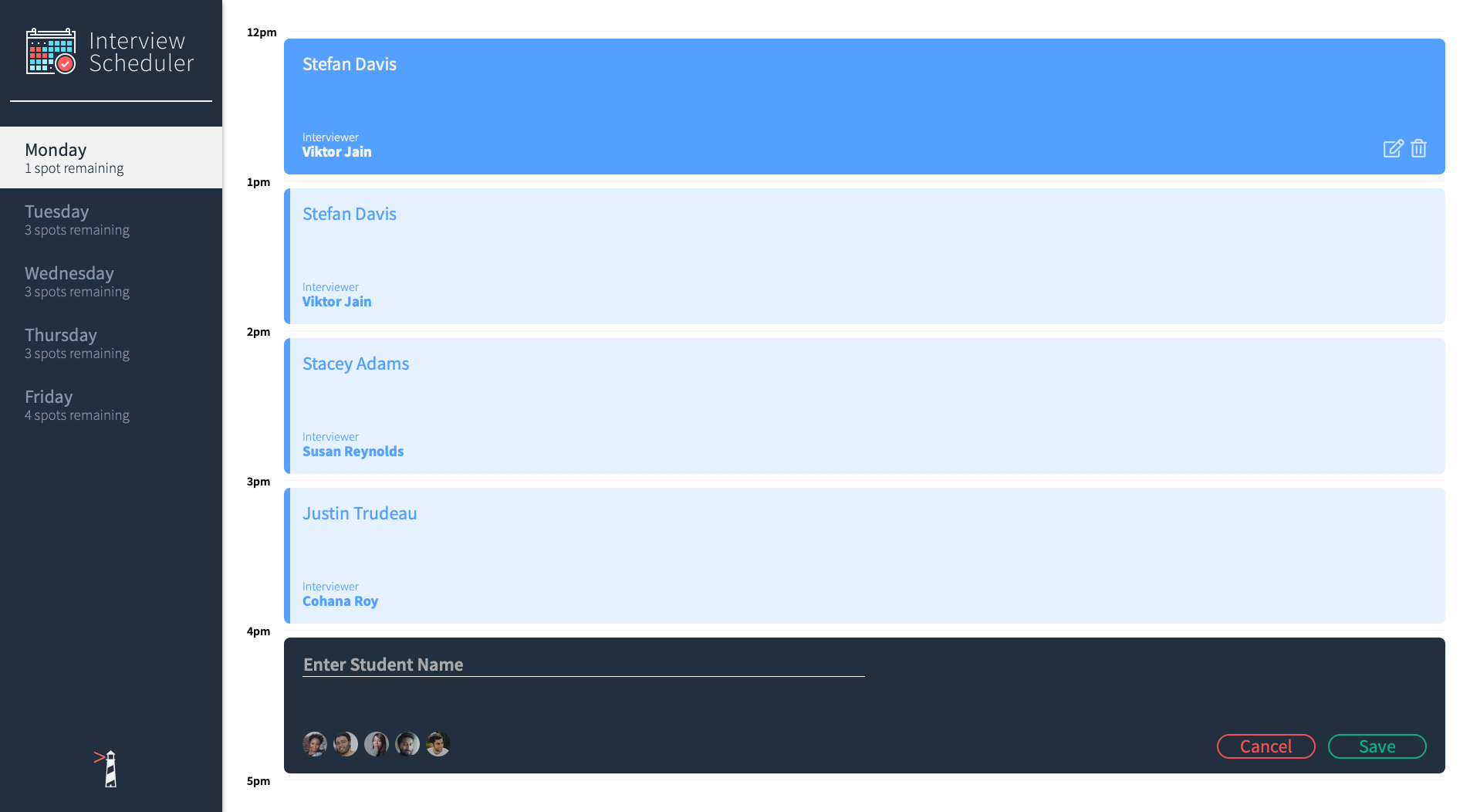 GitHub - Davisstef/scheduler