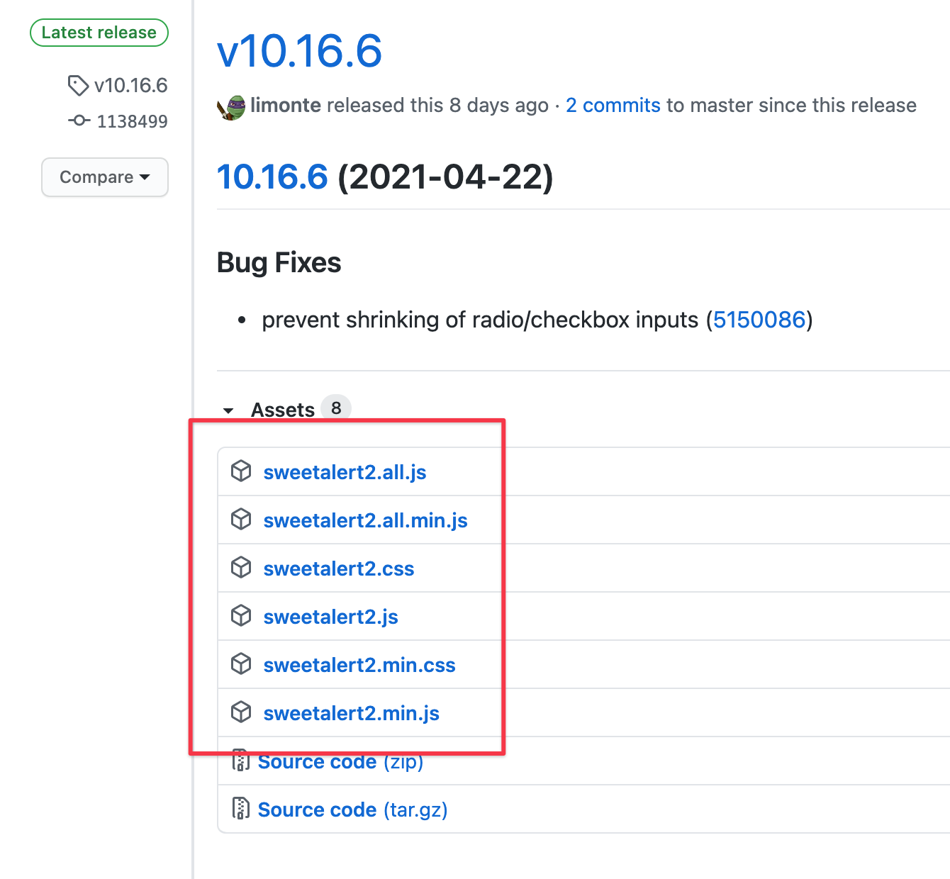 missing "dist" folder · Issue 2226 · sweetalert2/sweetalert2 · GitHub