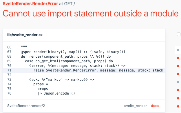 When Trying To Import In Components: `Cannot Use Import Statement Outside A  Module` · Issue #2 · Benwoodward/Elixir_Svelte_Render · Github