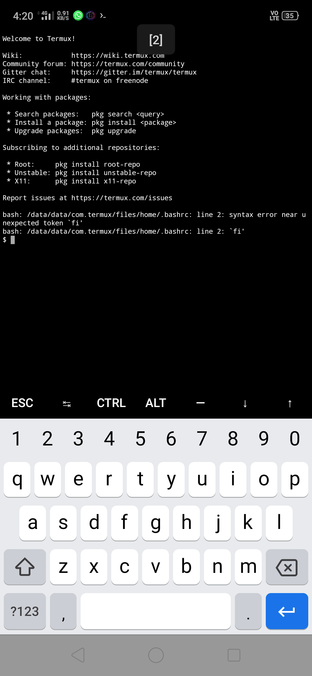 Command found did you mean command from package coreutils