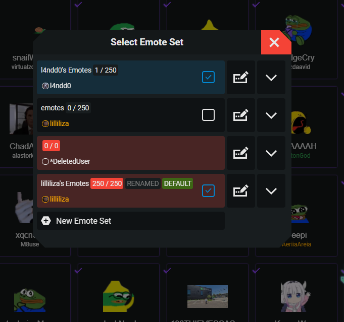 emote sets