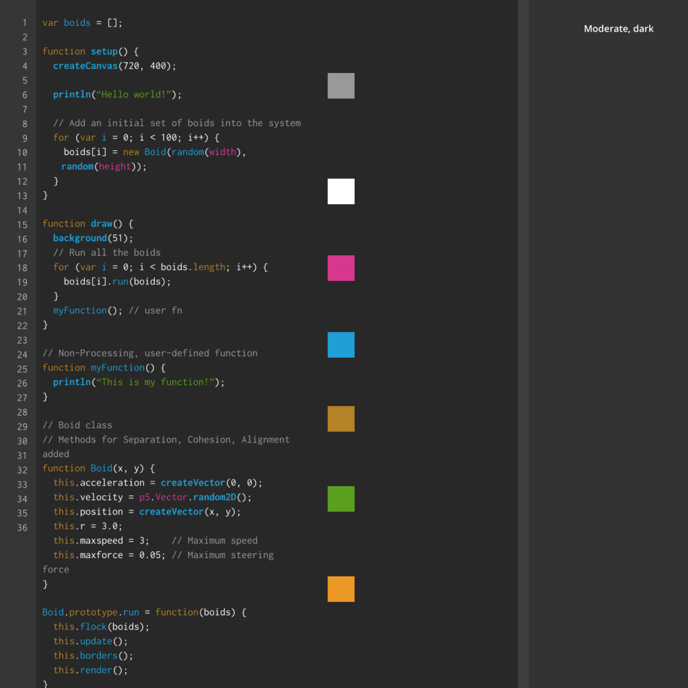 Syntax Highlighting · Issue #211 · processing/p5.js-web-editor · GitHub