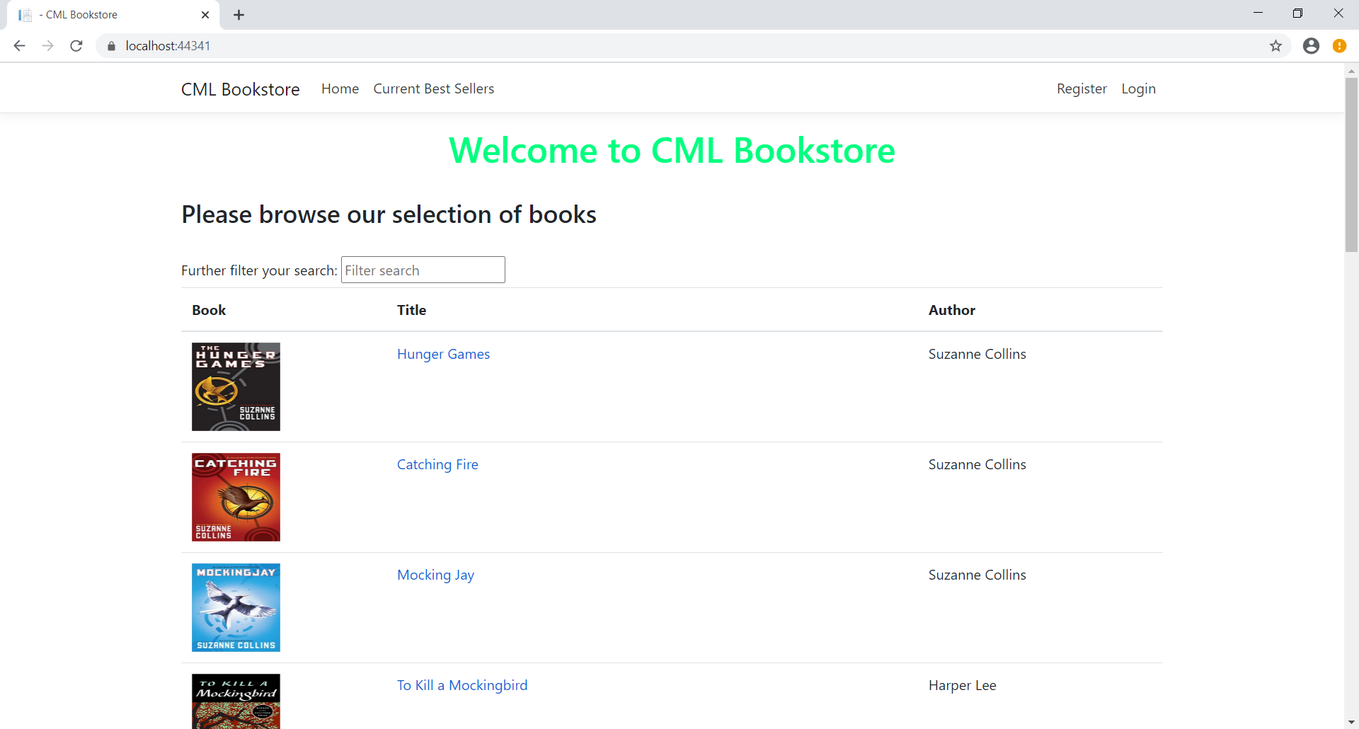 GitHub - clambert0615/Bookstore: Personal project using multiple languages