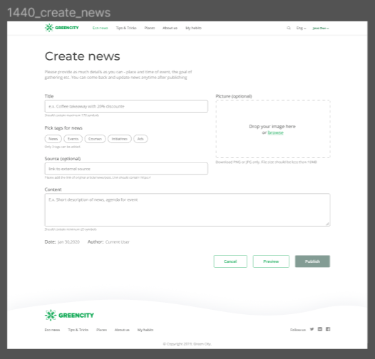 Create news: responsive design · Issue #661 · ita-social-projects ...