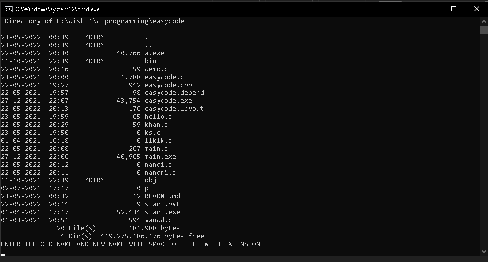 GitHub - shan3274/Easy-Code: Easy code is C based console application
