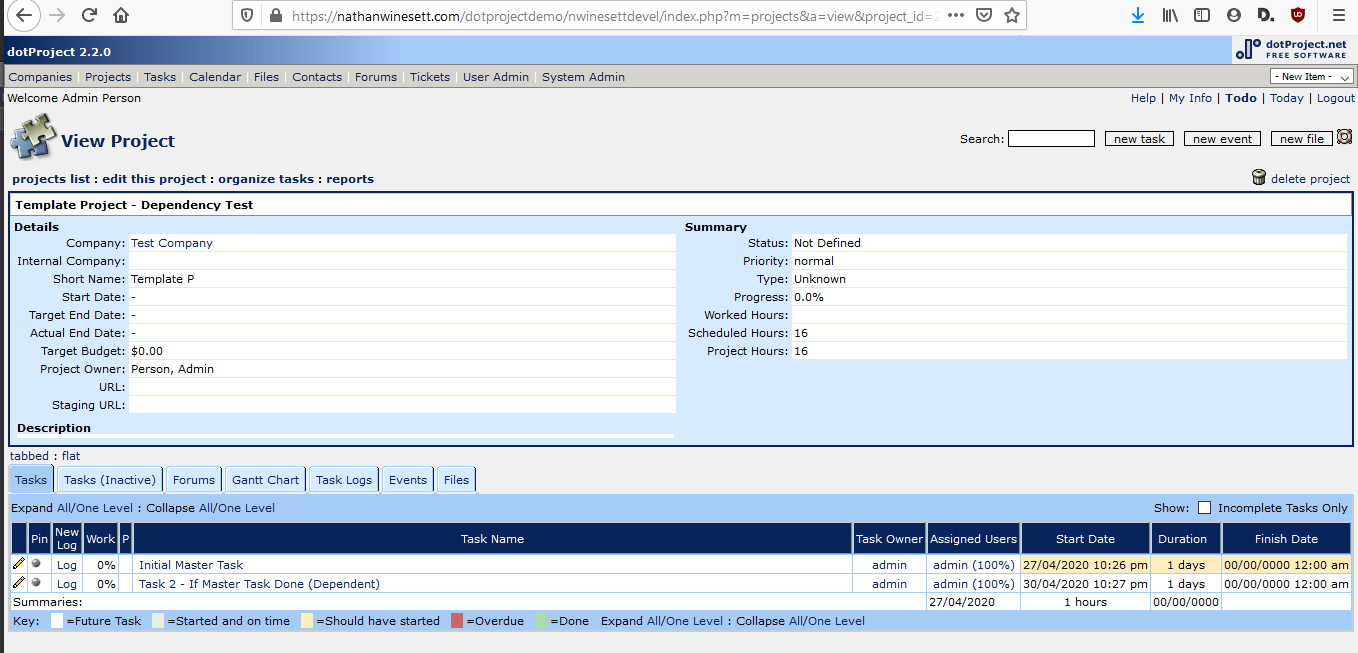 Adding subtasks as dependency to already dependent task created error