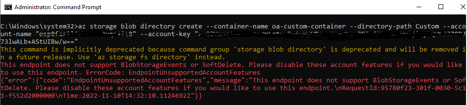 Not a able to create empty folder on blob container · Issue #24614 ...