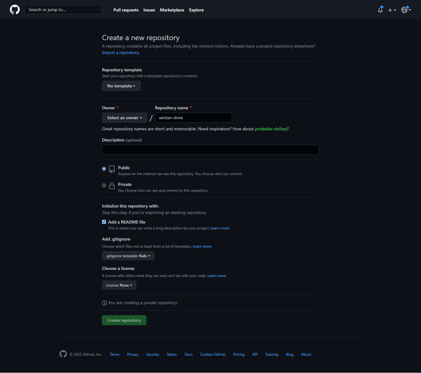 I cannot create a new repository · community · Discussion #27453 · GitHub