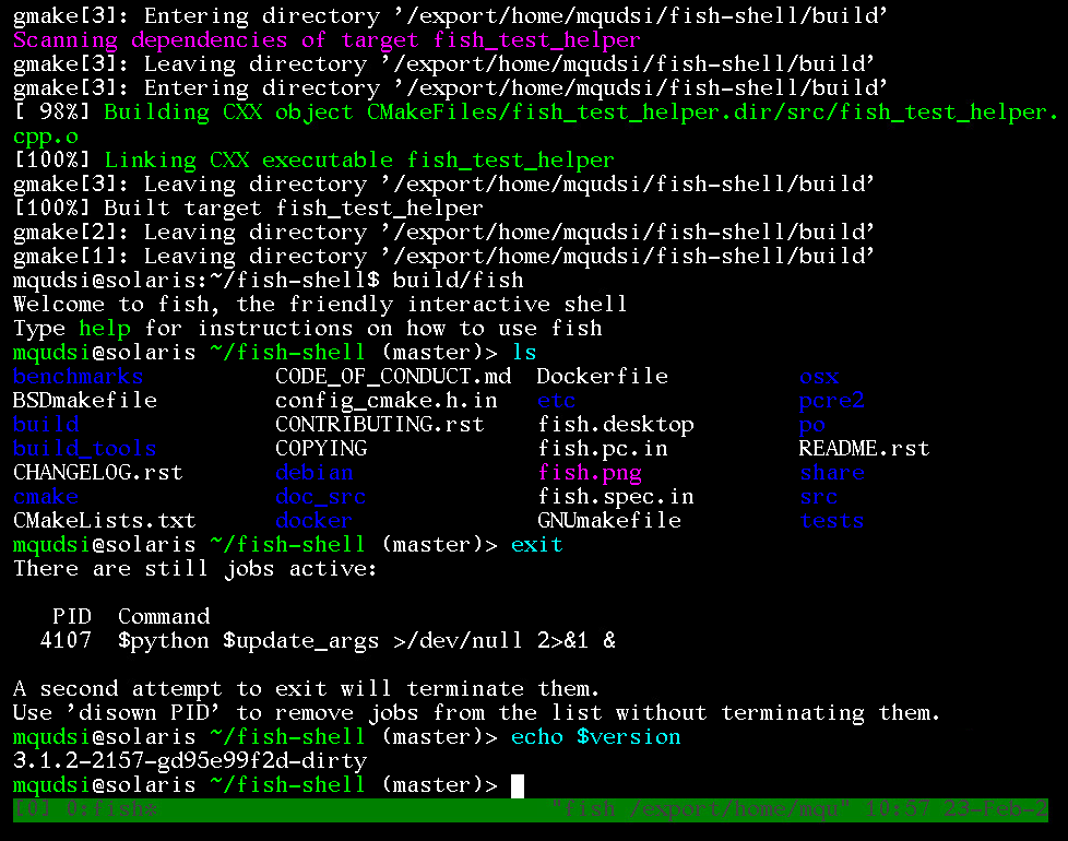 Investigate backgrounding of initial python job · Issue #7739 · fish ...