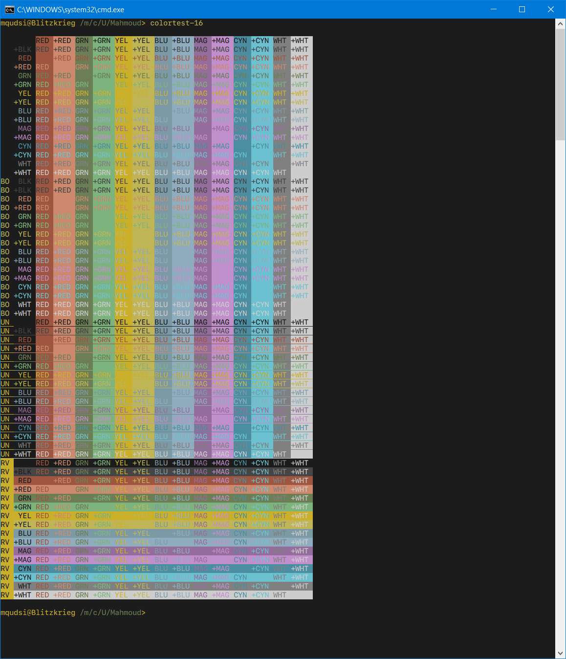 fish prompt colors missing on WSL/conhost · Issue #4340 · fish-shell ...
