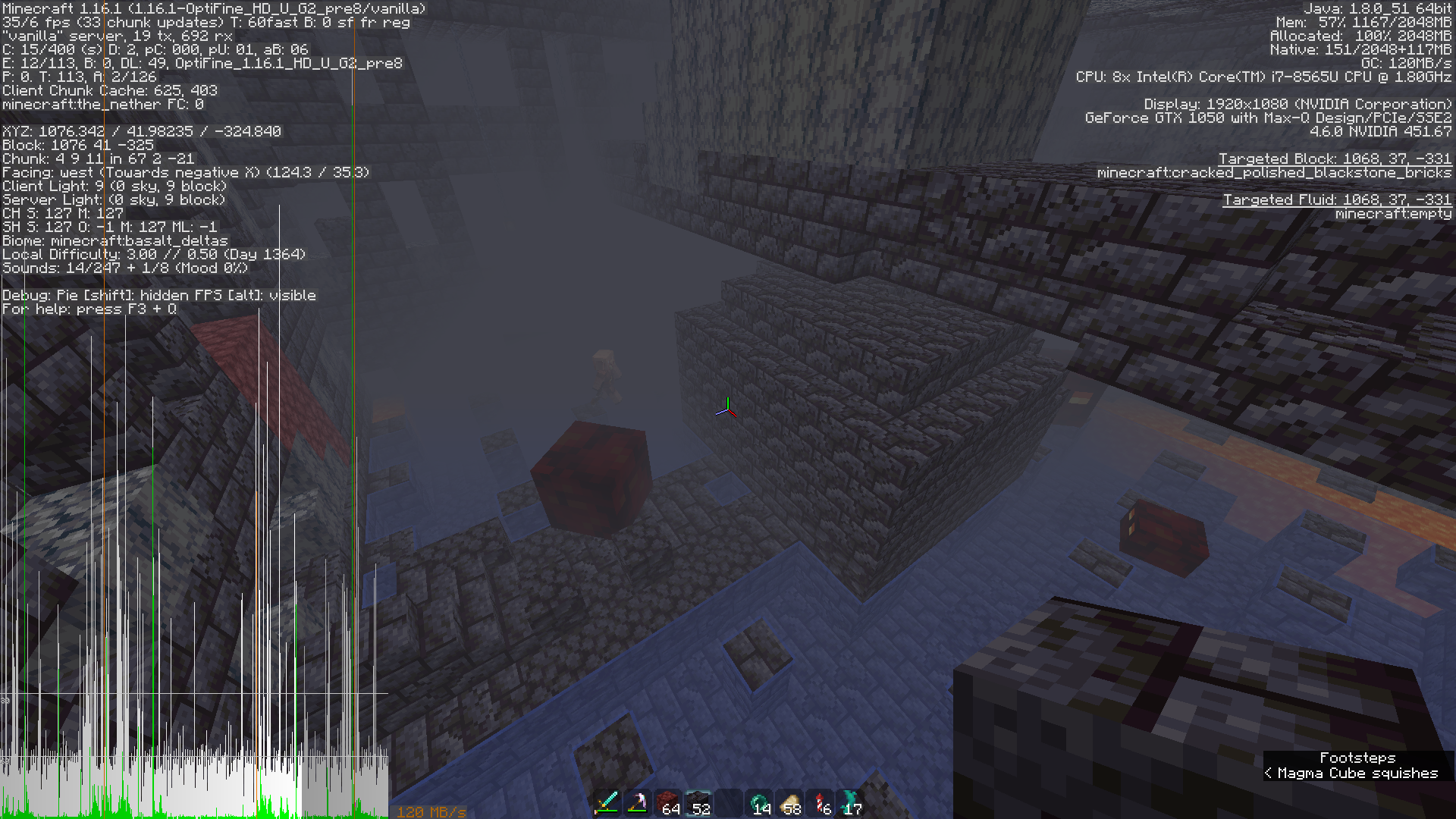 [1.16/1.16.1] OptiFine-Specific Magma Cube/Treasure Bastion Lag Spikes ...