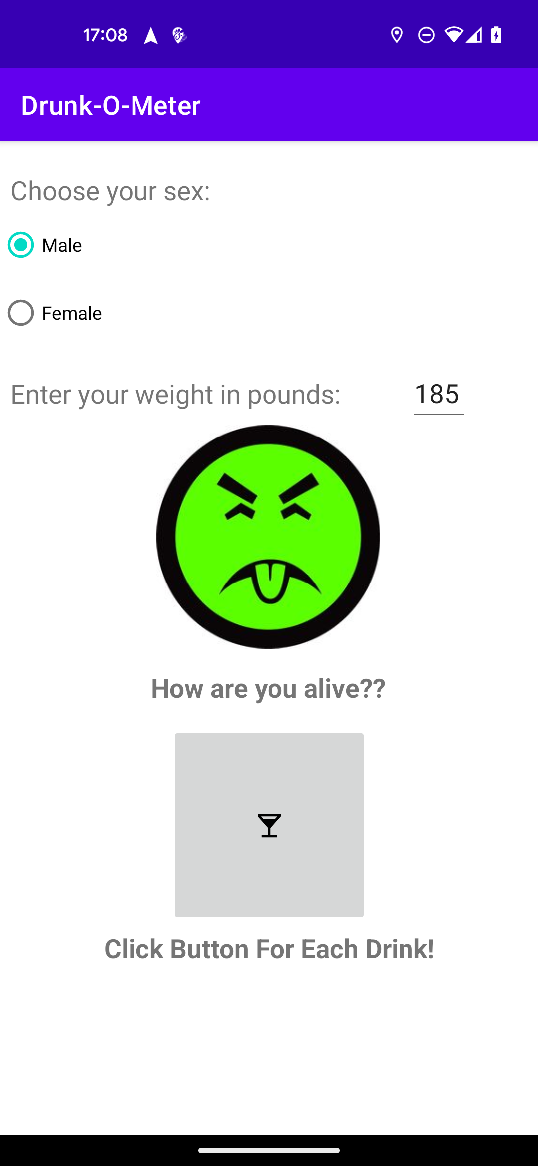 GitHub jhill1971/DrunkoMeter A simple app to guage intoxication