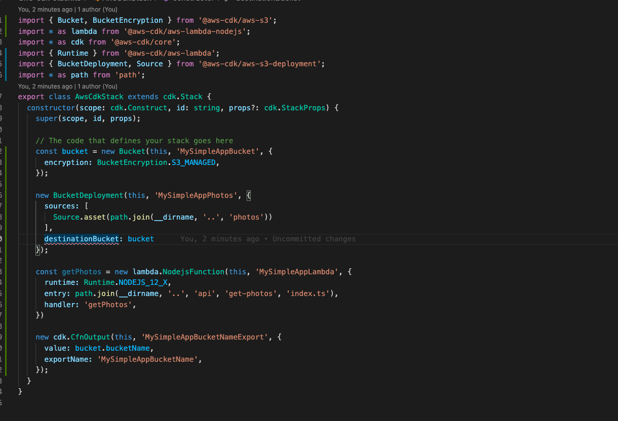 Trying to use Bucket for BucketDeployment shows weird error · Issue