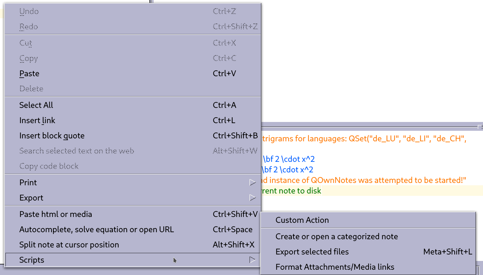 [Suggestion] Sub context menu for scripts · Issue #1737 · pbek ...