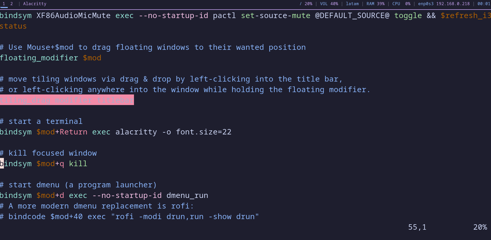 Highlighted Text Nearly Illegible · Issue 15 · catppuccin/alacritty