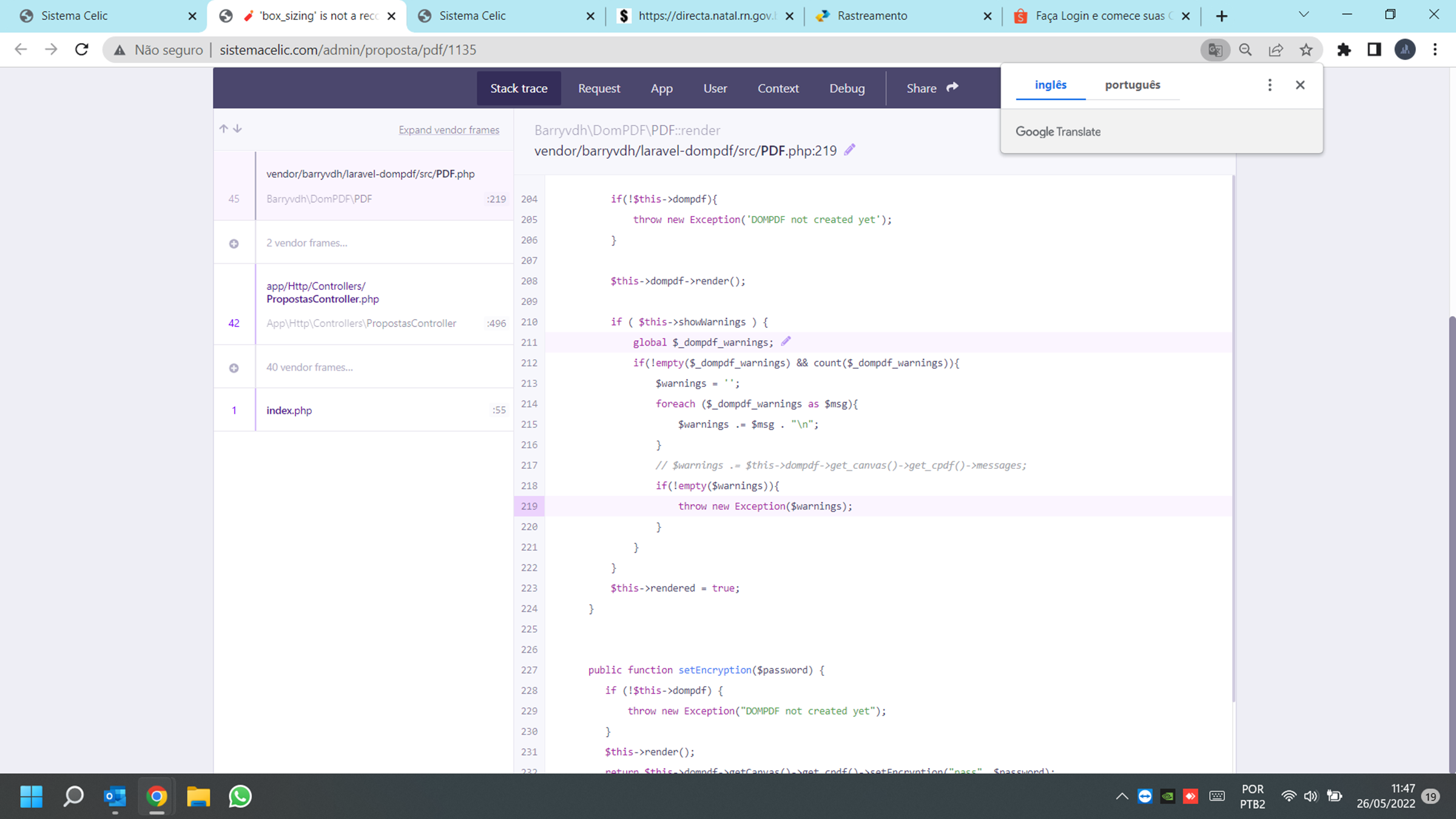 Erro Propostas · Issue #267 · fullcontent/sistemacelic · GitHub