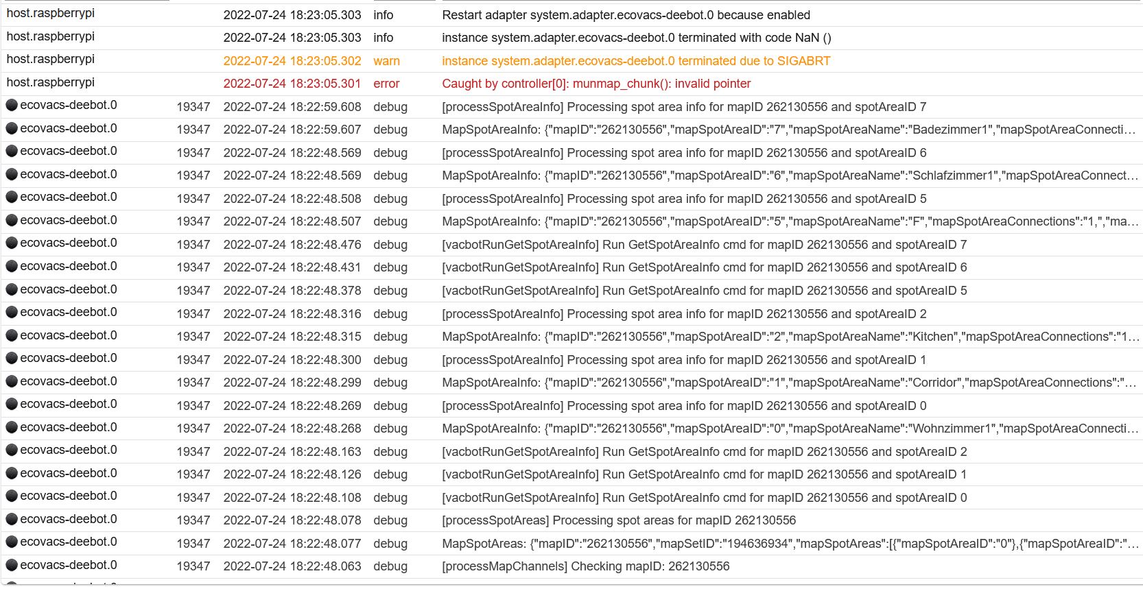 Deebot X1 goToPosition funktioniert nicht richtig · Issue #324 ...