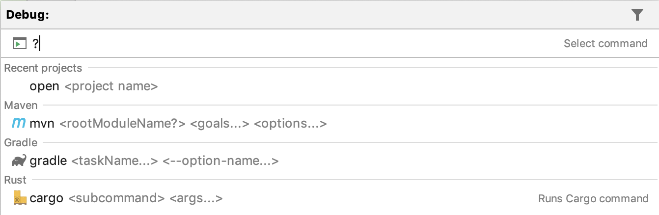 Support `Run Anything` action for cargo · Issue #2872 · intellij-rust ...