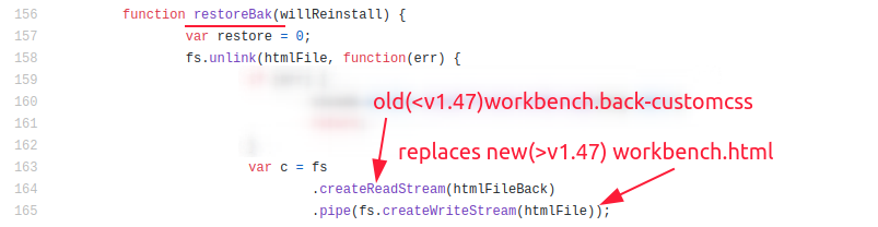 It breaks Visual Studio 1.47.0 on Reload Custom CSS and JS · Issue #123 ...