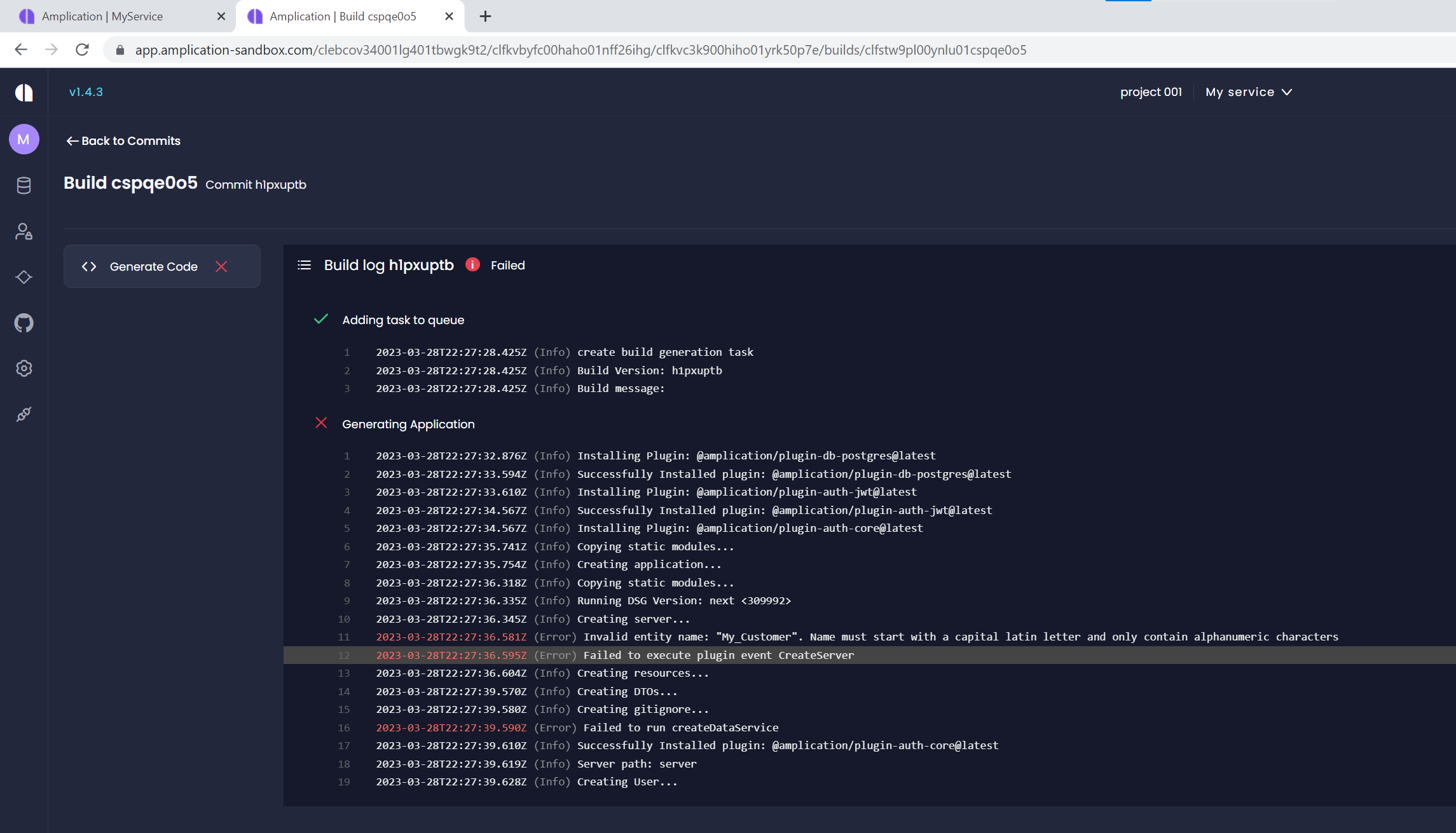 🐛 Bug Report: DSG should not push code if any error is happens · Issue ...