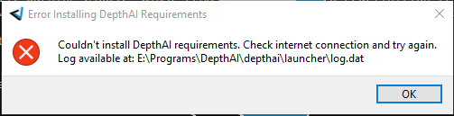 DepthAIError