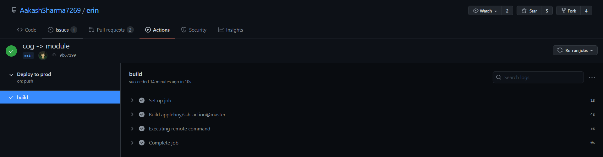 Visual bug switching between actions and issues · community ...