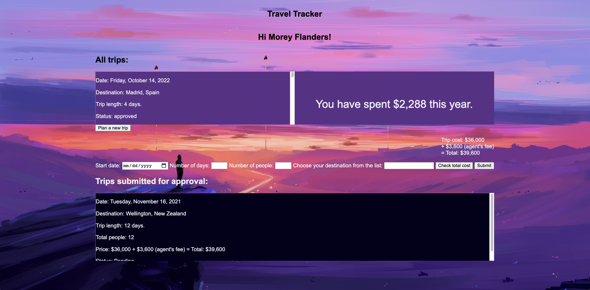 Github Isleofyou Travel Tracker