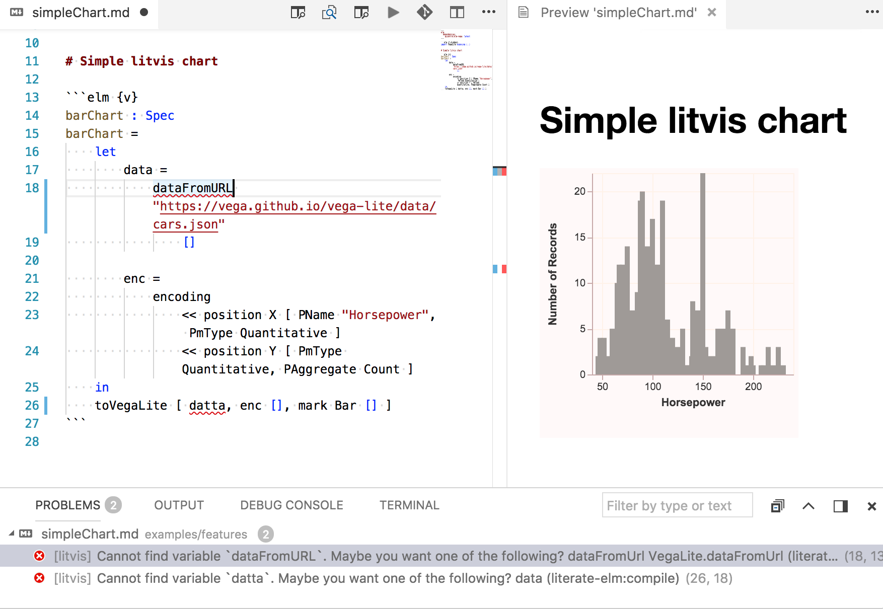 Markdown Preview Enhanced with litvis - Visual Studio Marketplace