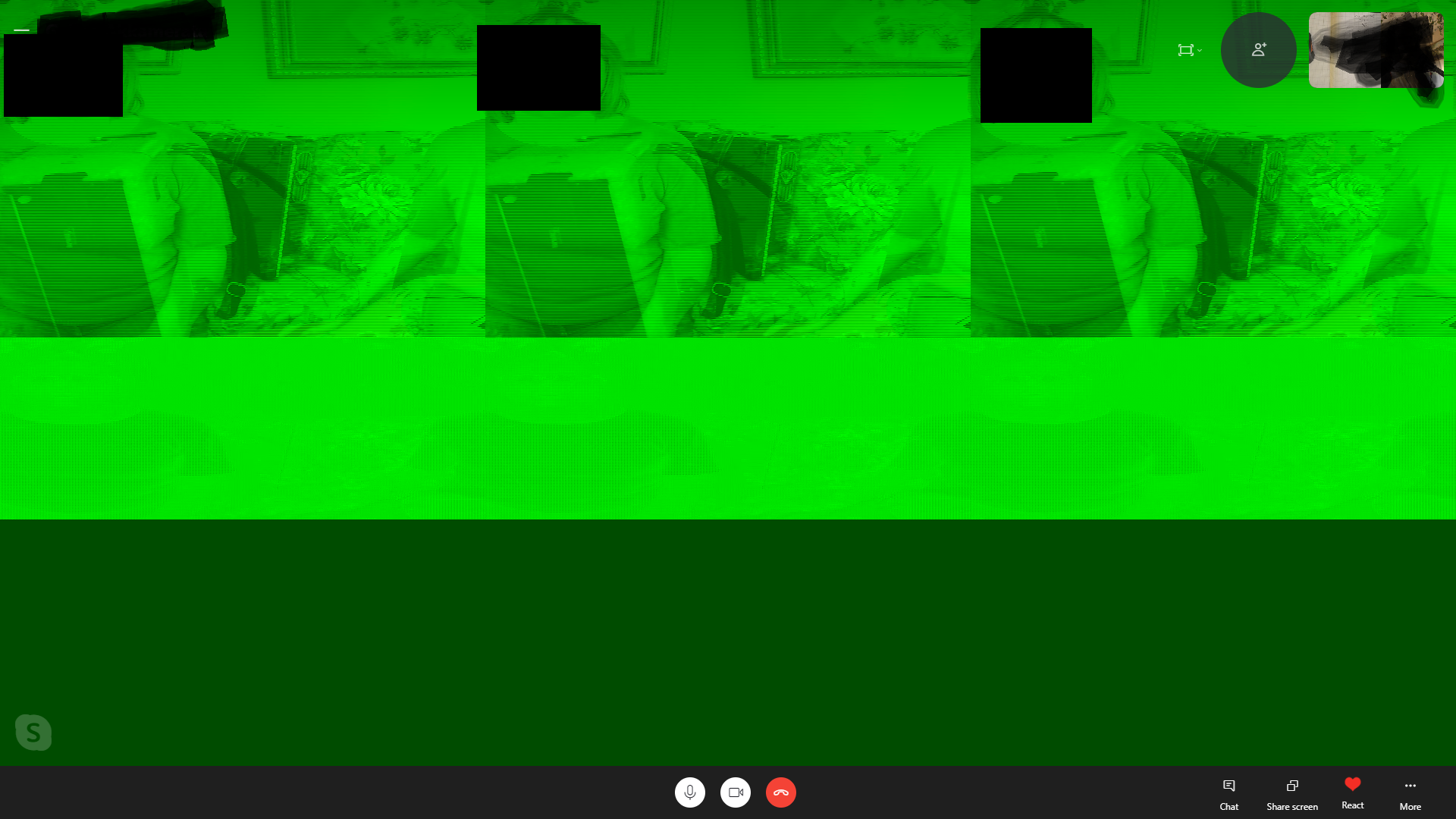 New Built In Virtual Camera Becomes A Color Misinterpreted Green Mess During A Skype Call Issue 3600 Obsproject Obs Studio Github