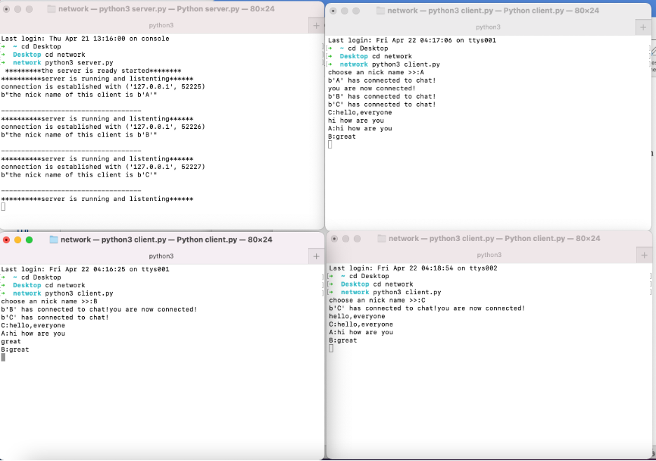 GitHub - hongshi5186/SocketChatAppTCP: Multiple clients connect with ...