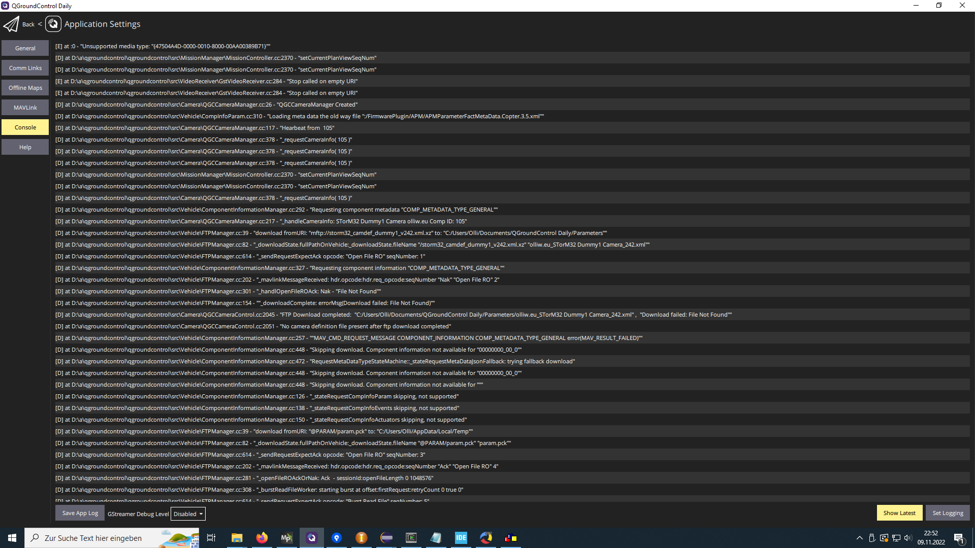 Camera & MAVFtp: issues with download of camera definition file · Issue ...