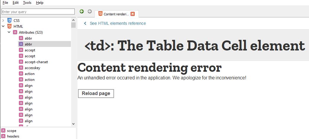 Content rendering error · Issue #1244 · zealdocs/zeal · GitHub