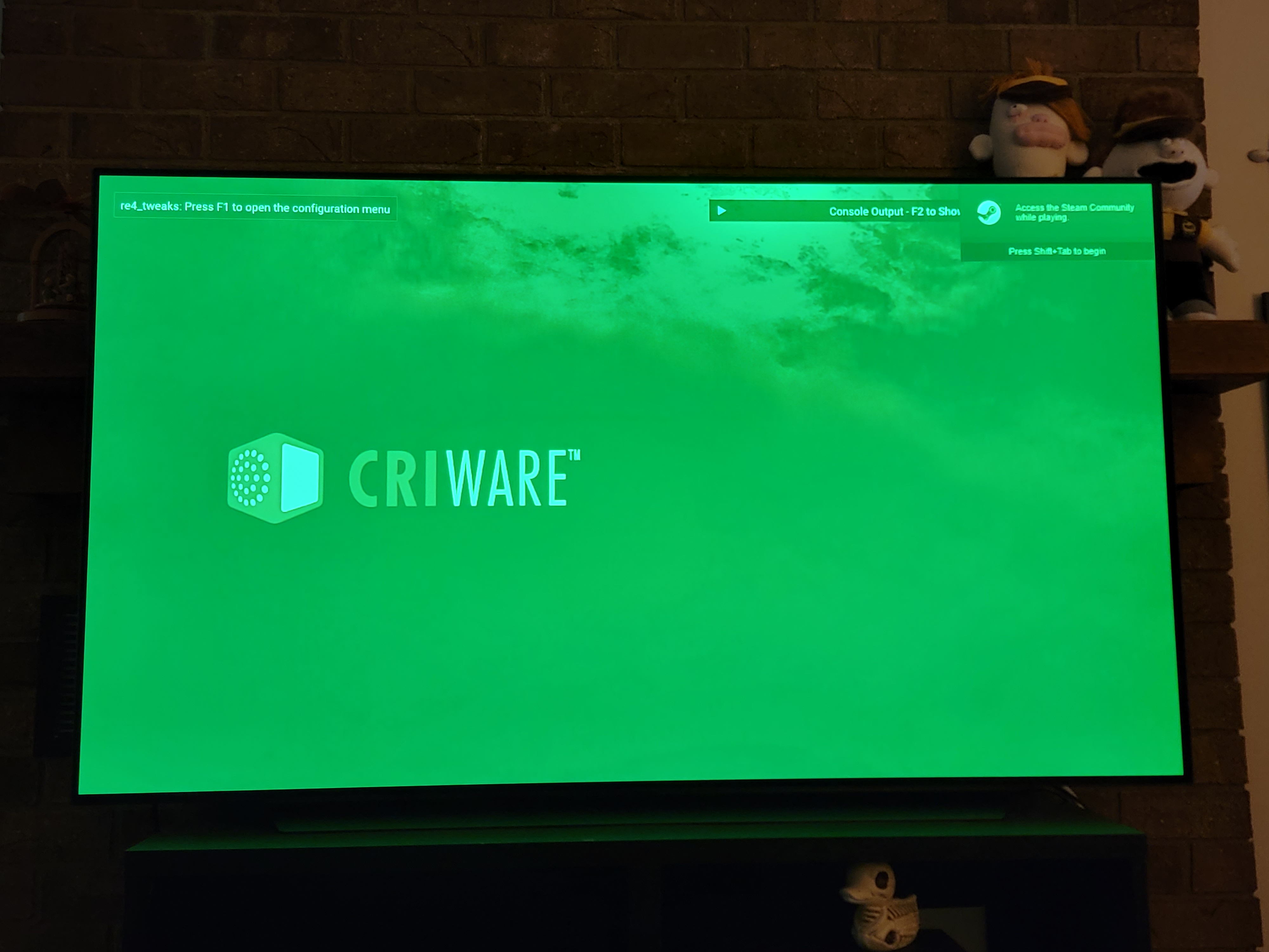 Game screen turns green · Issue 51 · nipkownix/re4_tweaks · GitHub
