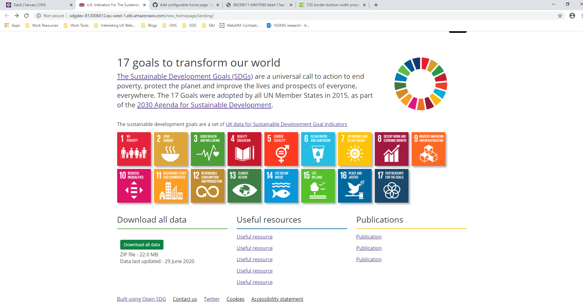 Add configurable home page · Issue #634 · open-sdg/open-sdg · GitHub