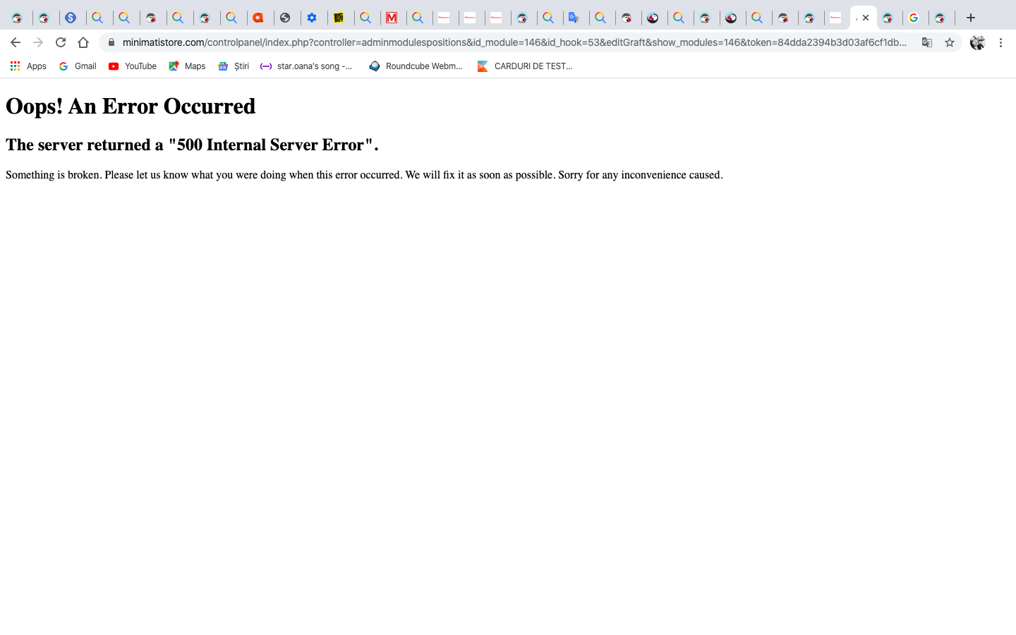500 Internal Server Error · Issue #17601 · PrestaShop/PrestaShop · GitHub