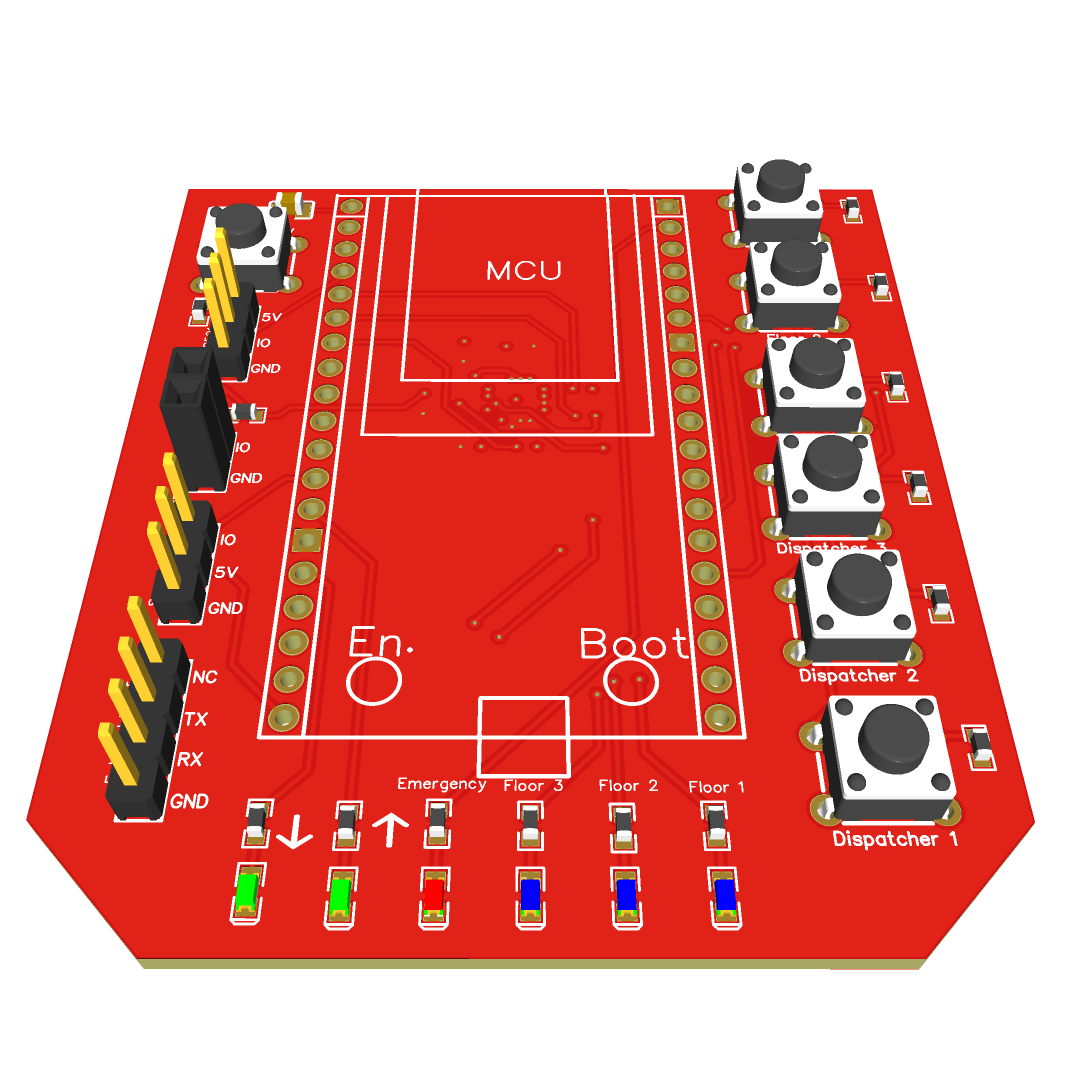 Elevator 3D pcb1