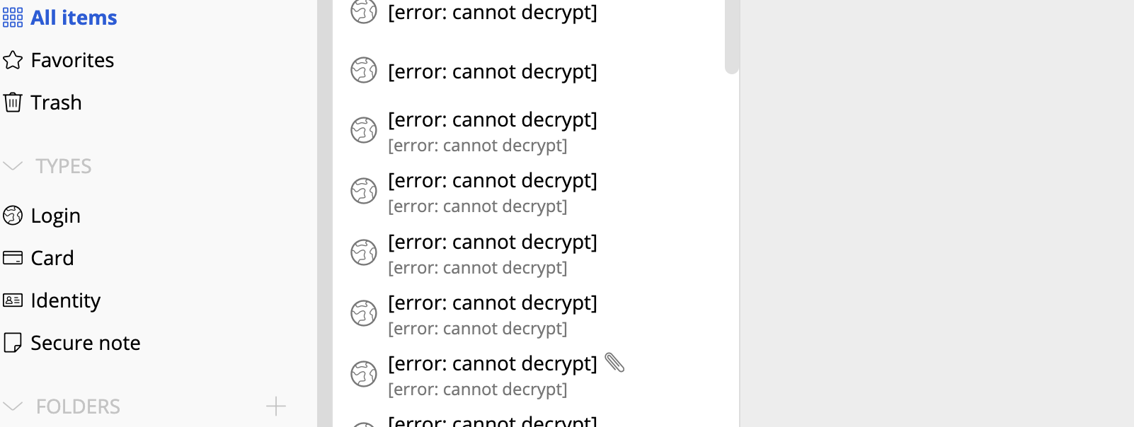 [error: cannot decrypt] bug · Issue #5023 · bitwarden/clients · GitHub