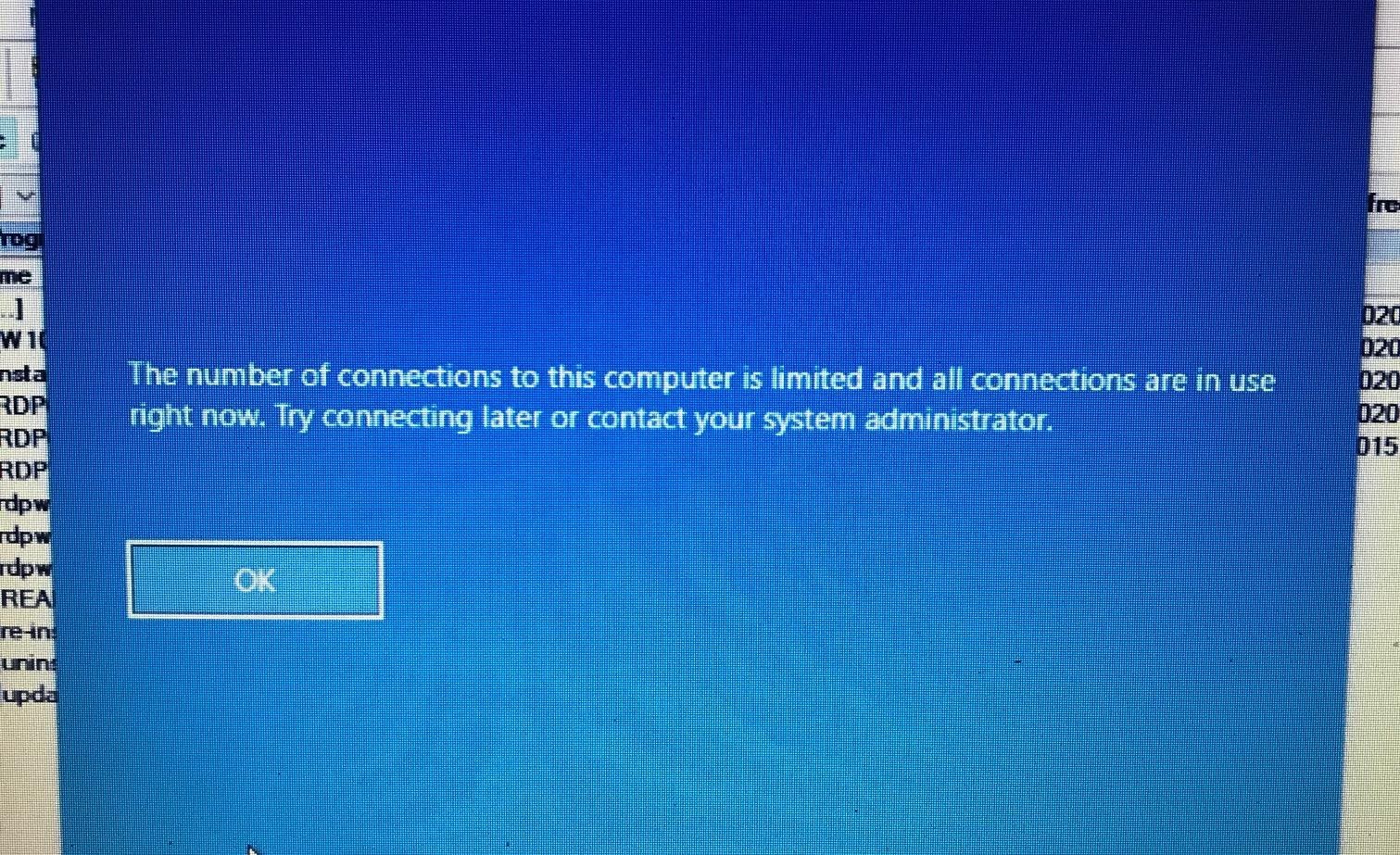 RDP problem win10pro allowing only one user · Issue #990 · stascorp ...