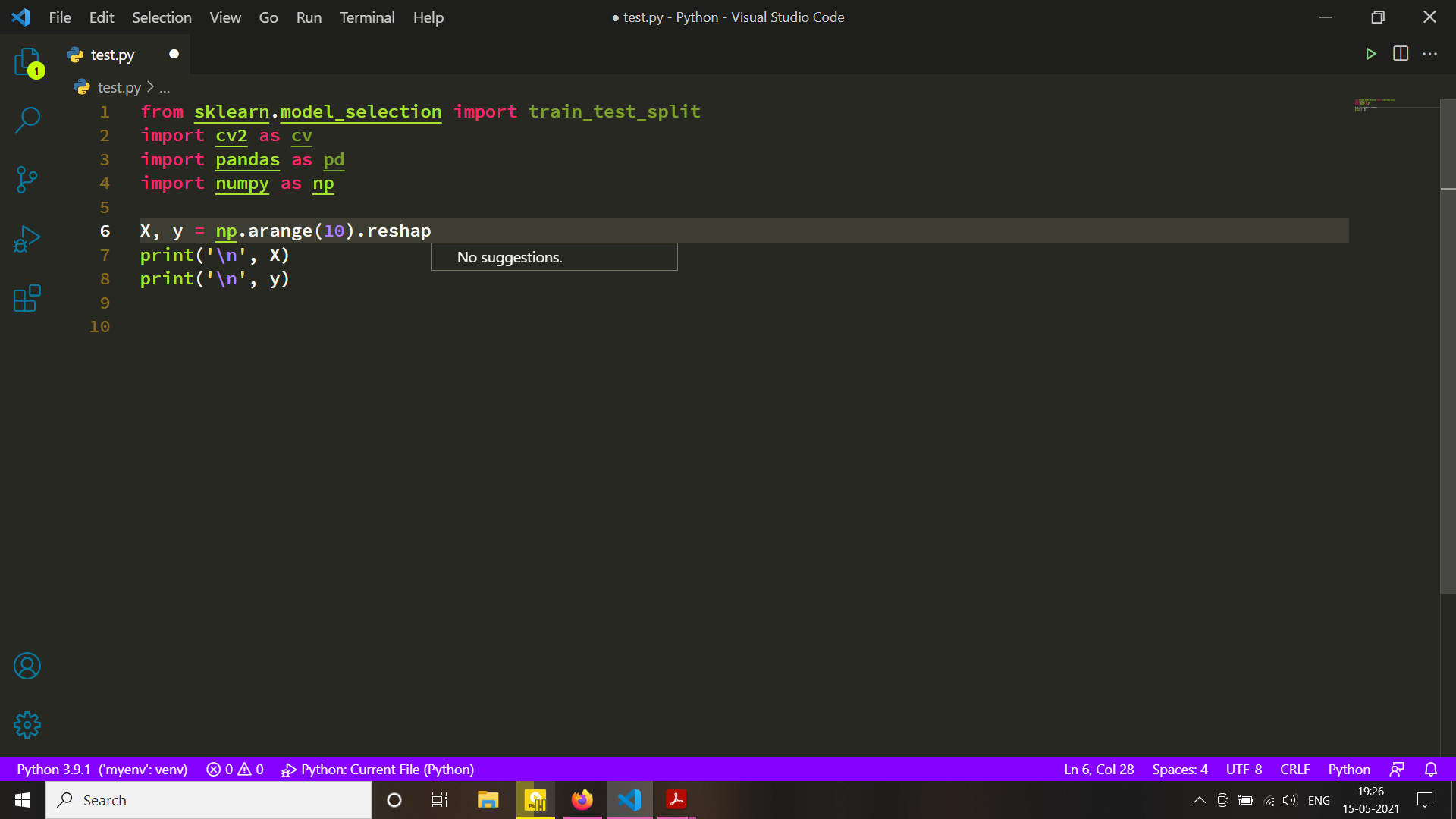 python in visual studio code terminal pip not recognized