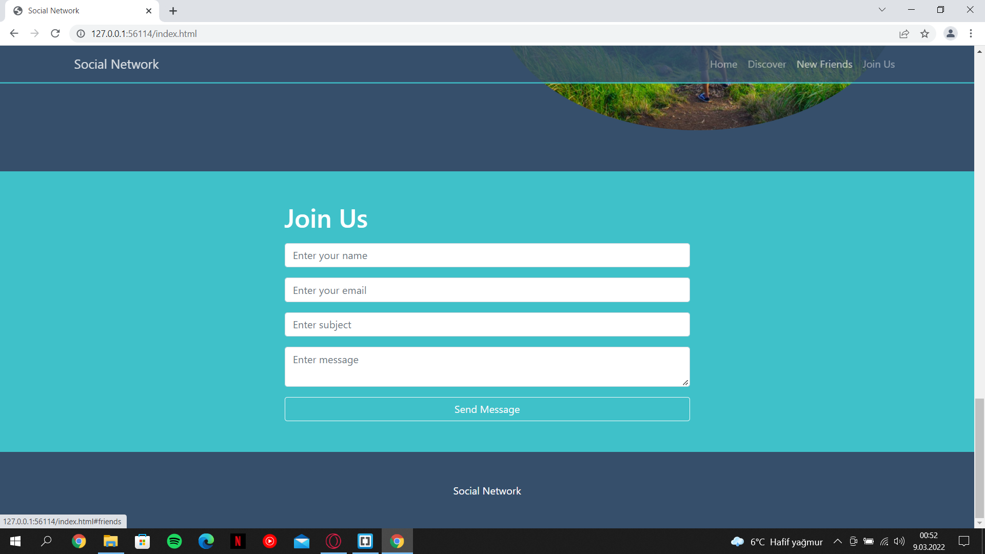 GitHub - halilyollu/Social-Network-Bootstrap
