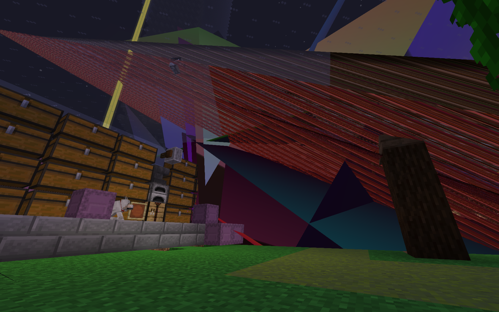 [1.15.2] Visual glitch with CTM around the chunk borders · Issue #3285 ...