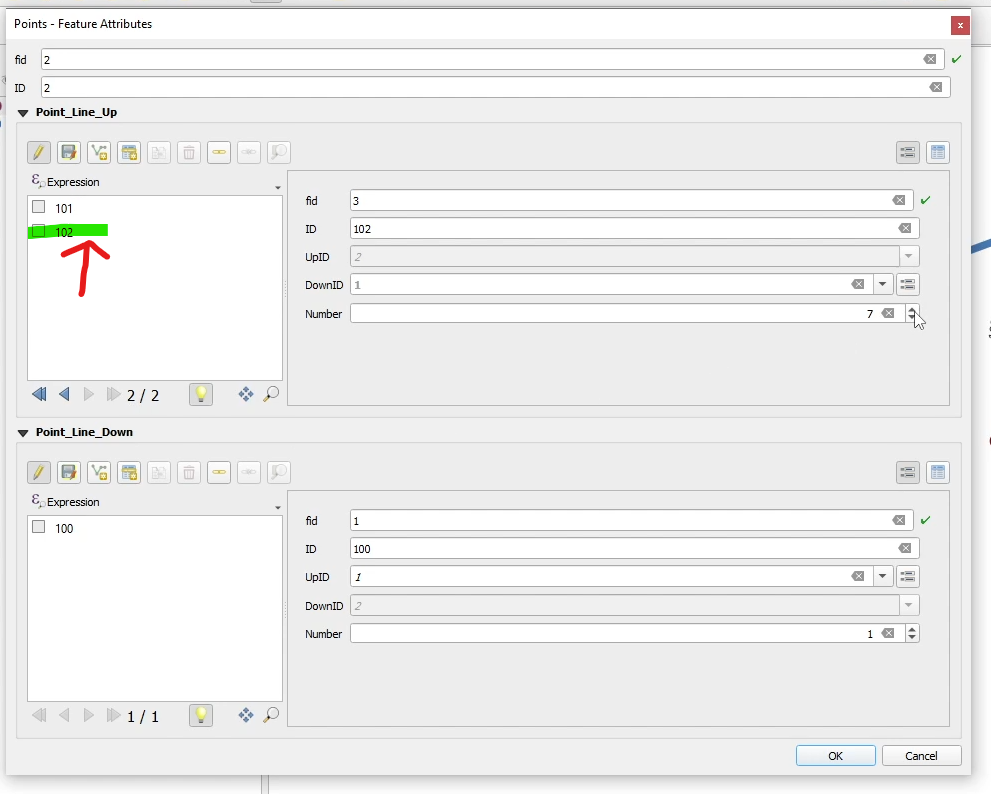 Selected Feature for the Relation Editor Widget has no highlight ...