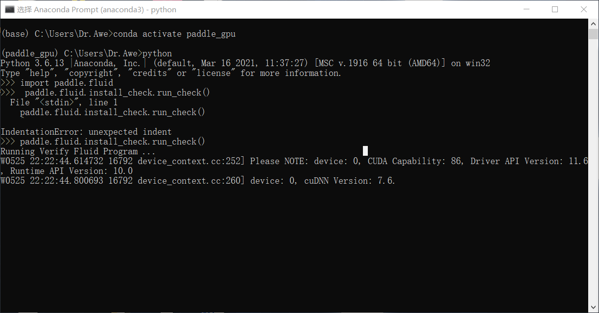 paddle gpu 环境配置失败 · Issue #43000 · PaddlePaddle/Paddle · GitHub