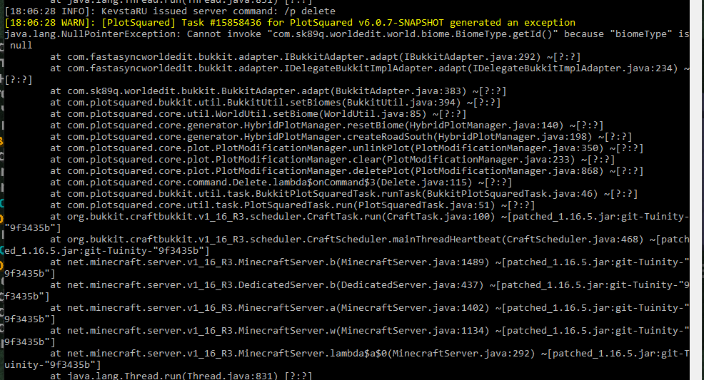Biome bug · Issue #1234 · IntellectualSites/FastAsyncWorldEdit · GitHub