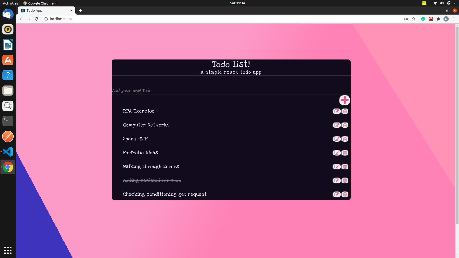 GitHub - Salonii02/Todolist: Simple React based Todolist.