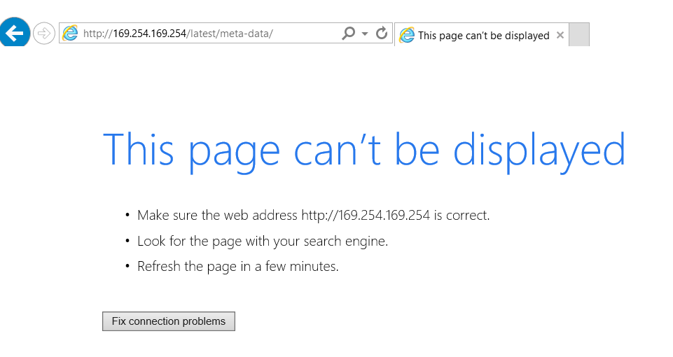 User_add6969b様 EC2 Metadata not working in Windows 2016 Instances · Issue