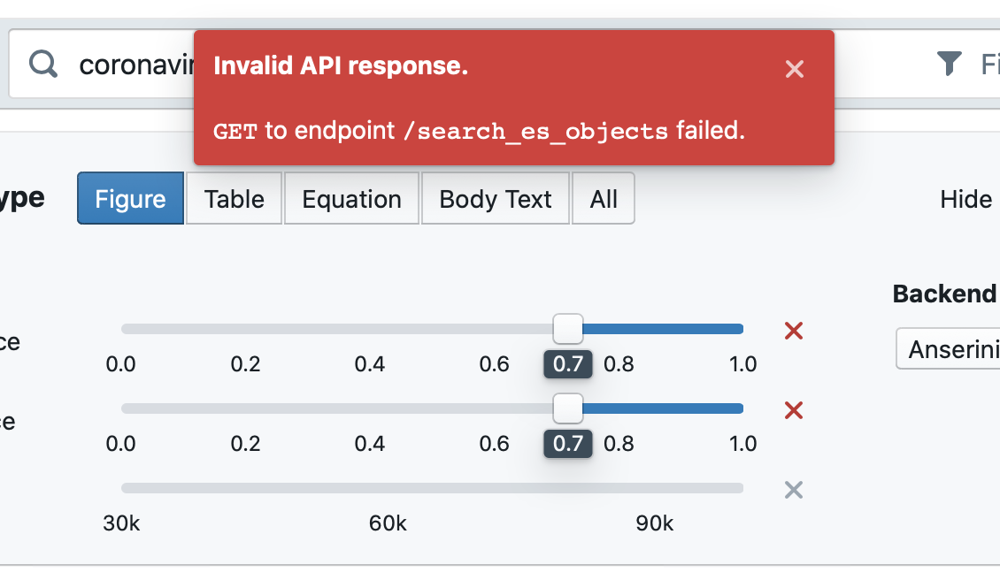 Invalid API response from toggling size constraint on-off with ES ...